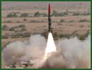 Pakistan said Wednesday, April 25, 2012, that it had conducted a test launch of a medium-range ballistic missile Hatf IV (Shaheen 1A) capable of carrying a nuclear warhead, just days after its arch-rival India tested a longer-range missile.