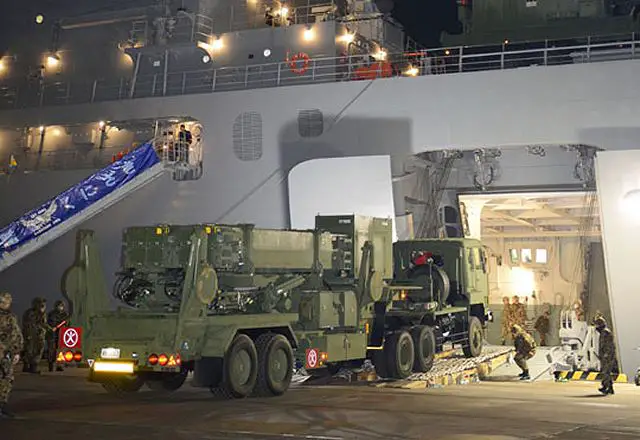 The Japanese Maritime Self Defense Force’s transport ship ’Kunisaki’ left the port of Hiroshima carrying Patriot Advanced Capability-3 missile interceptors. Officials said the ship was headed to Okinawa which is near the area of the satellite’s trajectory. Officials say they will learn from the DPRK’s (Democratic People's Republic of Korea) previous launch attempt in April, when Japan was criticized for its delay in informing the public. 