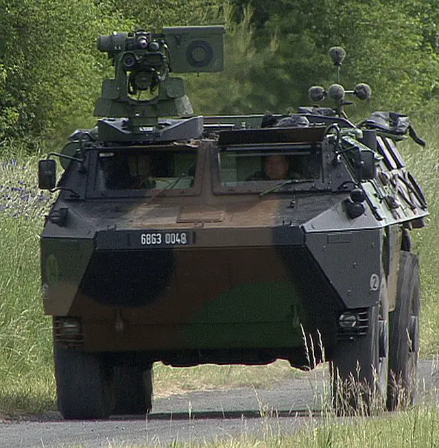 Under an urgent operational requirement, at the end of November 2011, Renault Trucks Defense supplied 80 SLATE (Acoustic Sniper Localization System) kits to the French defense procurement agency (DGA) for integration with TOP 12.7 versions of the VAB armoured personnel carrier in Afghanistan.