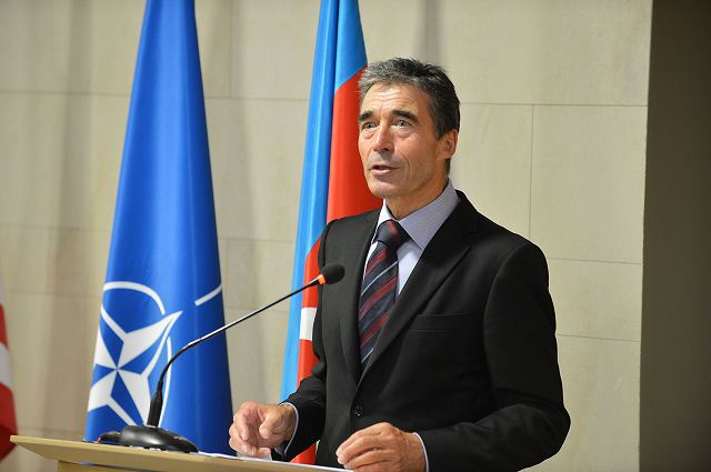 The NATO Secretary General thanked Azerbaijan for its participation in the NATO-led mission in Afghanistan and relayed the Alliance’s appreciation for the country’s additional support given to NATO operations, through over flight and transit lines.