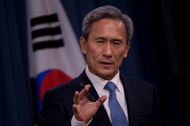 The Democratic People's Republic of Korea (DPRK) was estimated to be on its way to miniaturizing nuclear weapons, the South Korean defense ministry said Friday, April 12, 2013. "North Korea (DPRK) has conducted nuclear tests three times. Doubts still remain over whether (the DPRK) has a capability to make small, light (nuclear) warhead that can be mounted on missiles," Kim Min-seok, spokesman at the Ministry of National Defense, told reporters at a press briefing.