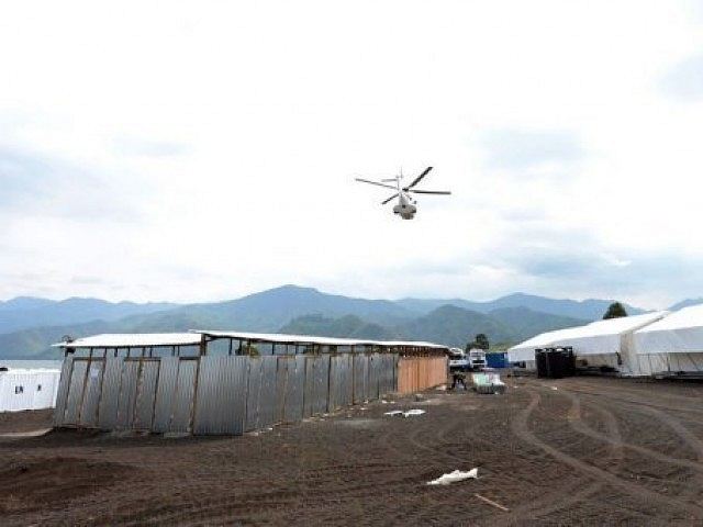A United Nations peacekeeper has been killed and three others wounded in escalating violence in the eastern Congo, which also saw UN helicopters fire on rebels fighting Congolese troops. The nationality of the slain peacekeeper was not immediately known and no other details were given.