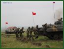 Chinese and Russian troops conducted their first joint exercises using live ammunition during anti-terrorism drill Peace Mission-2013 on Friday, August 10, 2013. The joint maneuvers were carried out at the Chebarkul combined training range here in Russia's Ural Mountains.