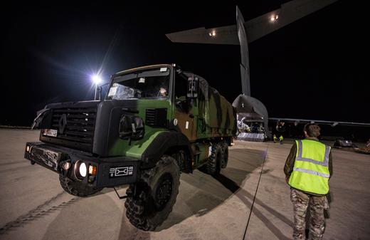 The RAF effort to carry French military equipment to the Central African Republic (CAR) is ramping up as tensions rise in the strife-torn country. As troop-carrying vehicles were loaded into the hold of a C17 transport aircraft this morning at an airbase near Marseilles the French army had suffered its first fatalities at the hands of the impoverished state’s violent militias.