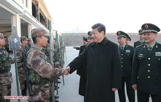 Chinese President Xi Jinping has ordered the People's Liberation Army (PLA) to reinforce the party's leadership over the troops, enhance its war capabilities and strive to build a strong strategic reserve force. Xi, who is also chairman of the Central Military Commission, inspected the Jinan Military Area Command on Thursday, as part of his visits to Shandong Province in east China.