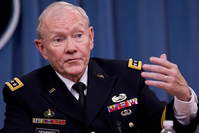 United States forces are standing at the ready to provide support for French and African troops battling rebel forces in the Central African Republic, according to the Pentagon's top military officer. "We're in contact with our French counterparts" regarding the ongoing operation in Africa, Chairman of the Joint Chiefs of Staff Gen. Martin Dempsey said Wednesday, December 4, 2013.