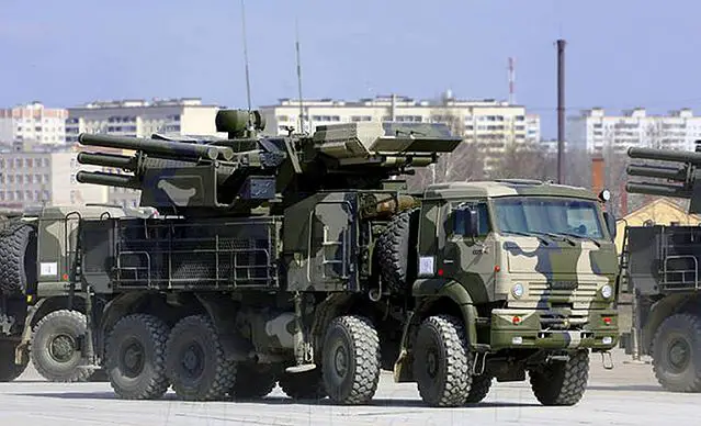 Russia is upgrading its short-range Pantsir-S air defense systems with an improved capability to intercept unmanned aerial vehicles, a Defense Ministry spokesman said Wednesday, December 18, 2013. “The modernization of these unique systems aimed at increasing their effectiveness against UAVs has already started,” Col. Igor Klimov said. 