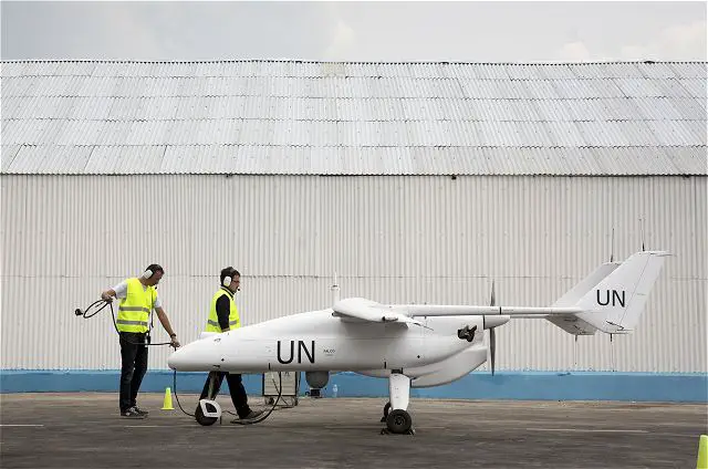 United Nations forces in Democratic Republic of Congo have launched unmanned aircraft to monitor the volatile border with Rwanda and Uganda, the first time UN peacekeepers have deployed surveillance drones. The surveillance UAVs will be used for the first time in Democratic Republic of Congo by the UN to gather intelligence. 