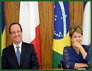 Brazilian President Dilma Rousseff and her French counterpart, Francois Hollande, agreed Thursday, December 12, 2013, to enhance cooperation in defense and high technology. "France and Brazil maintain cooperation that is unique due to its content, reach and scope, especially in the areas of defense and high-performance technology," said Brazilian President Rousseff.