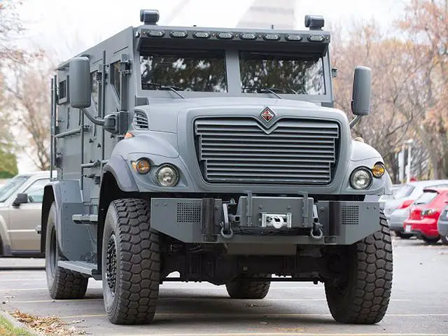 Montreal police of Canada have shown off the latest addition to their crime-fighting arsenal — a $360,000 armoured vehicle they say has been in development for the past 11 years. This new 4x4 armoured vehicle is manufactured by the Company Navistar. 