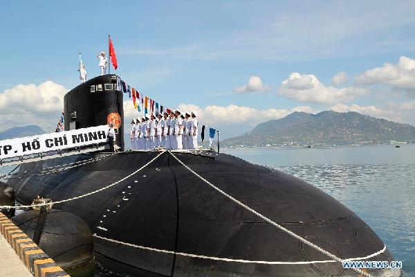 The fifth Project 636.1 (NATO reporting name: Kilo-class) diesel-electric submarine out of the six ordered by Vietnam has been delivered to Cam Ranh in central Vietnam from the Admiralty Wharfs Shipyard in St. Petersburg onboard the Dutch lighter carrier Rolldock Star.