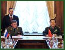 Top Chinese and Russian military officers pledged to further enhance military ties on Wednesday, August 27. Fan Changlong, vice chairman of China's Central Military Commission (CMC), told Valery Gerasimov, Chief of the General Staff of the Armed Forces of Russia, the development of relations between the two countries and the two armed forces have maintained good momentum in recent years.