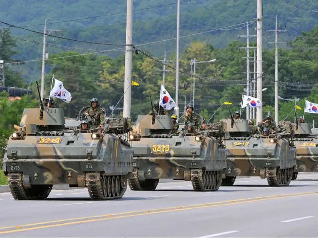 According to The Korea Herald, South Korea has finalized its 2015 defense budget that calls for a 4.9 percent increase from this year to improve the welfare of servicemen and enhance combat capabilities, the defense ministry said Wednesday, December 3.