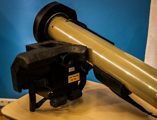The Estonian Defense Ministry added the FGM-148 Javelin weapon system, a one-man portable rocket launcher, to its military's arsenal following the signing of a sales contract during ceremony at the Ministry of Defense building, here, Nov. 18.