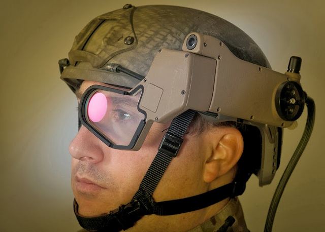 The Q-Warrior™- the latest iteration of our helmet-mounted display technology, looks like a pilot's head-up display but has been specially designed for the soldier who needs unique capabilities, such as identifying hostile and non-hostile forces, as well as co-ordinating small unit actions.
