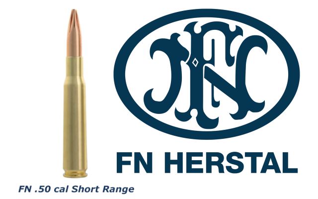 FN .50 cal Short Range ammunition 