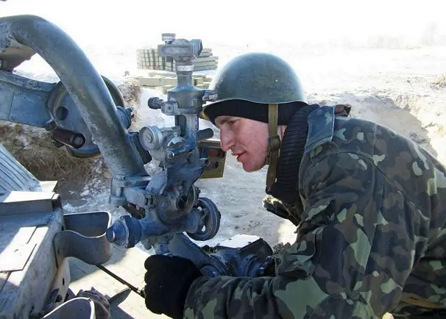 The new electronic sight EGP-01BM and Universal Battery-Powered Computer undergo trials during BM-21 Grad rocket launcher range practice. The soldiers of Ukrainian army have been testing two elements of Ukrainian Defense Consulting electronic guidance system for three weeks.