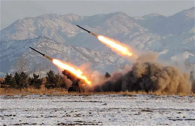 Tuesday, March 4, 2014, the Democratic People's Republic of Korea (DPRK) fired four missile from its new local-made launch unit called KN-09. Earlier in the morning, the DPRK also launched three more missiles with the KN-09 in its east coast. 