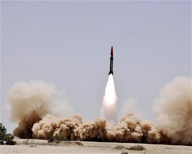 Pakistan on Thursday, May 8, 2014, conducted a successful training launch of Hatf III (Ghaznavi) short-range surface-to-surface ballistic missile, capable to carry nuclear and conventional warheads. According to the statement issued by Inter-Service Public Relations, the successful launch was the culminating point of the Field Training Exercise of Pakistani Army Strategic Forces Command which was aimed at testing the operational readiness of a Strategic Missile Group besides up gradation of various capabilities of Weapon Systems. 
