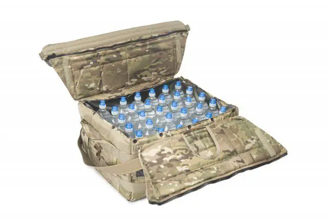 Researchers from the U.S. Army Natick Soldier Research, Development and Engineering Center responded to the Joint Program Office for Mine-Resistant, Ambush-Protected vehicles with a container to not only insulate and protect the water bottle, but also make bottled water easy to reach and cool enough for Soldiers to want to consume it.