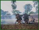 French army peacekeepers killed several militants during a three-hour battle on Monday, May 5, 2014, after coming under attack from some 40 heavily armed unidentified gunmen in the northwest of Central African Republic.