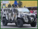 Ukraine national guard receives new KRAZ Spartan armoured personnel carrier
