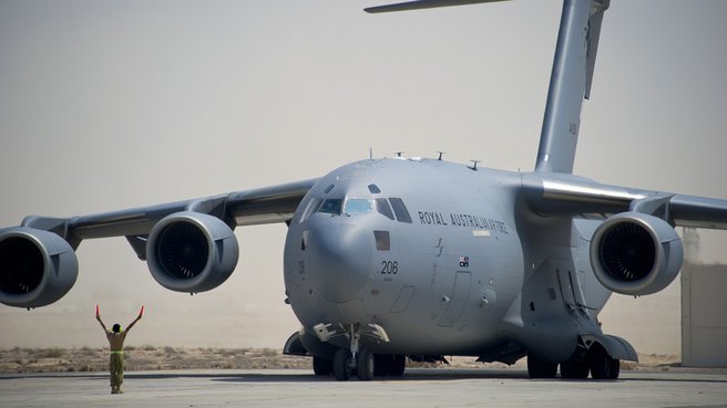 Australia's ability to respond to humanitarian disasters has greatly increased after Prime Minister Tony Abbott announced on Friday the purchase of two additional Boeing strategic lift aircraft. The acquisition of the latest pair of C-17A Globemaster III aircraft brings the number in the Royal Australian Air Force's ( RAAF's) possession to eight. 