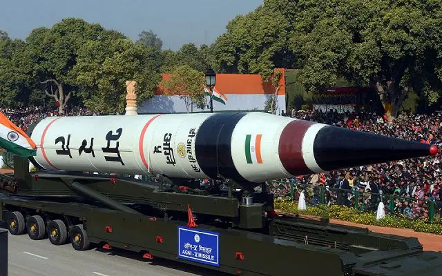 India starts the first step to create a nuclear missile shield to provide security cover of New Delhi 640 001