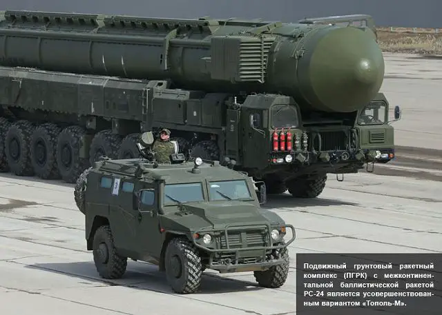 The Yars RS-24 Is a Russian-made mobile nuclear intercontinental ballistic missile which can be mounted on truck carrier or deployed in silos. The first production of Yars began in 2004.
