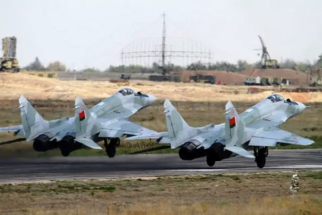 Belarus takes delivery of ten overhauled MiG 29 fighter aircraft 640 001