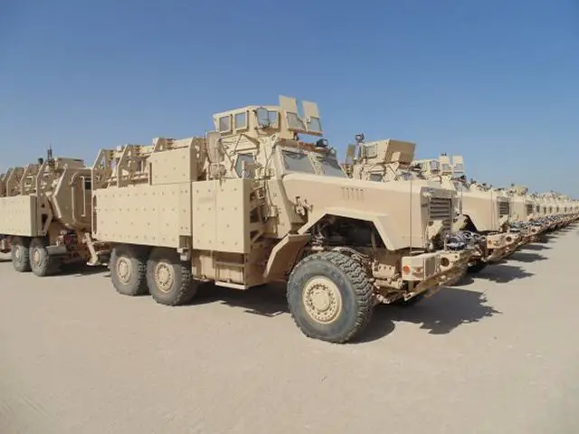 United States Army has completed the delivery of 250 Caiman 6x6 MRAP vehicles to the Iraqi army 640 001