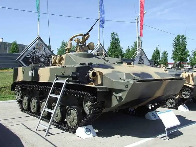In the course of the training, servicemen of the Eastern MD NBC (Nuclear, Bacteriological, Chemical) protection regiment, which is located in Transbaikalia, practiced operating the RHM-5 vehicles. The RHM-5 "Povozka D-1" was unveiled in December 2011 by the Russian army. The vehicle is designed to be used as NBC reconnaissance armoured vehicle for the airborne troops.