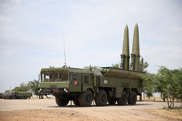 The fifth unit of Russian air defence missile units has received Iskander-M tactical missile systems 640 001