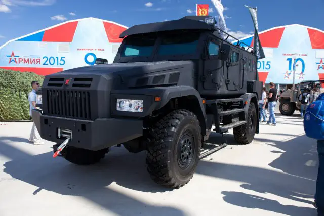 The Russian Company Asteys Unveiled Modernized Armored Vehicle Patrol-A during Army 2015 640 001