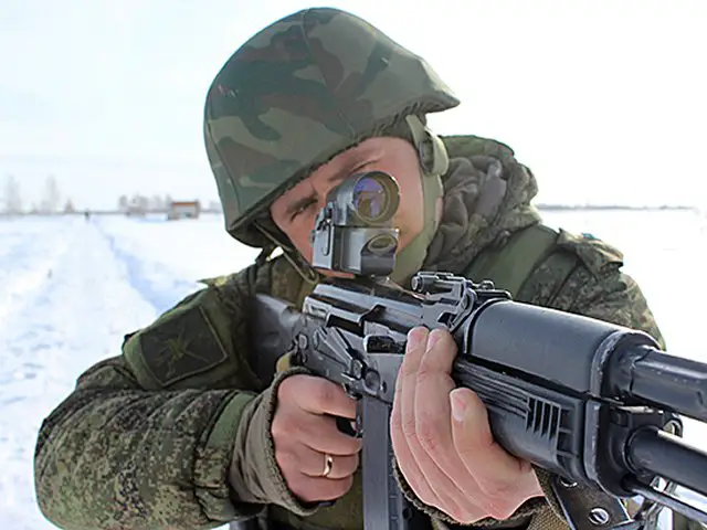 Russia Central Military District reconnaissance units are getting equipped with 1P63 collimator sights