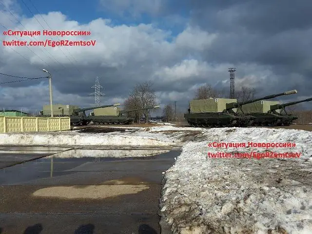Russian army has taken delivery of 12 2S35 Koalitsija-SV new 152mm self-propelled howitzers 640 001