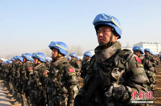 China has sent for the first time infantry troops for peacekeeping missions in South Sudan 640 001