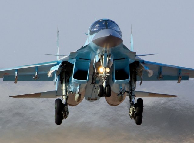 The Russia-based Sukhoi Company handed over the first batch of Su-34 frontline bombers to the Ministry of Defense of the Russian Federation according to the 2015 State Defense Order. The aircraft took off from the V.P. Chkalov Novosibirsk Aircraft Plant's airfield and headed to their place of deployment, the aircraft maker announced on May 21. 