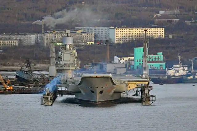 Russia’s sole aircraft carrier, the Admiral Kuznetsov, is getting set to head back to its Northern Fleet base, Navy spokesman and Captain 2nd Rank Andrei Luzik told Russian media on Thursday. As we reported in May, the flagship of the Russian navy went into the dock of a shipyard in north Russia for repairs.