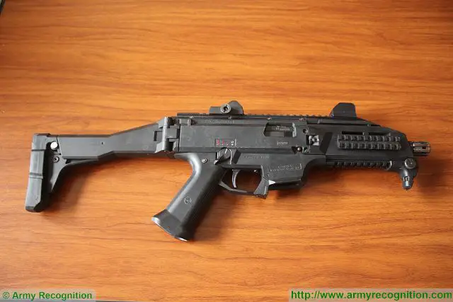 Another product of CZ is the CZ SCORPION EVO 3 A1 is a modern submachine gun chambered in 9x19 used by security forces and armies around the world.