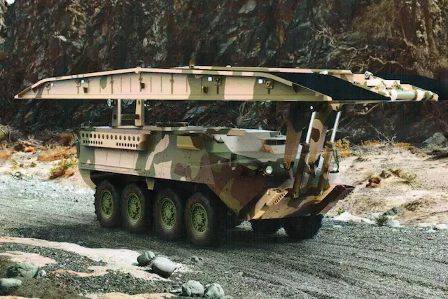 KMW rolls-out the Stryker Launched Assault Bridge