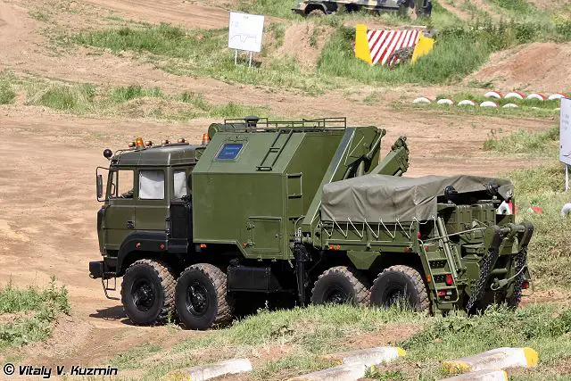 Russian Army Eastern Military District has received 20 modern REM-KL 8x8 recovery truck 640 001