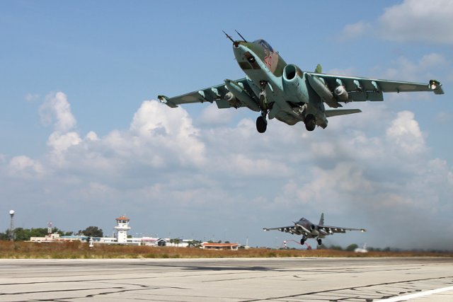 In the course of the last 24 hours, aircraft of the Russian air group in the Syrian Arab Republic have continued making pinpoint strikes against ISIS infrastructural facilities. Russian aviation performed 33 combat sorties from the Hmeymim airbase engaging 49 ISIS facilities in the Aleppo, Damascus, Idlib, Lattakia and Hama provinces.