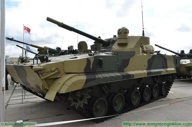 Russian defense contractor Steel Research Institute upgraded the BMP3 IFV 640 001