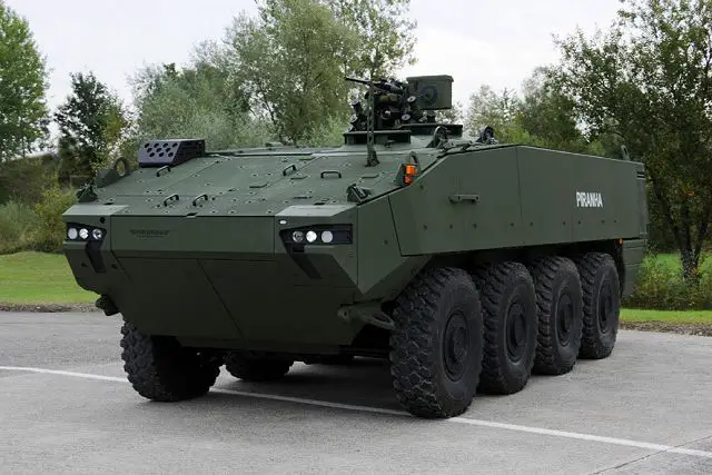 Spanish MoD selects Piranha 5 8x8 armoured vehicle personnel carrier 640 001