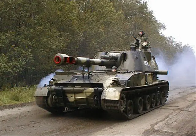 The Soviet-made Akatsiya 2S3 152mm self-propelled howitzer, in service since 1971, will be modernized with the help of an all-new system of automated homing and fire control. The 2S3M3 system also analyzses and relates a wealth of vital data to the crew, from the current location of both the gun and its target, all the way to automatic fire control.