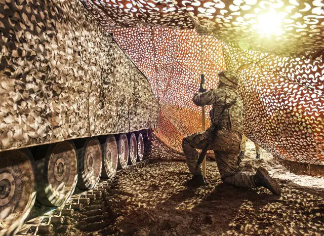 Saab to provide its Mobile Camouflage System for UK s Ajax tracked armored vehicle program 640 001