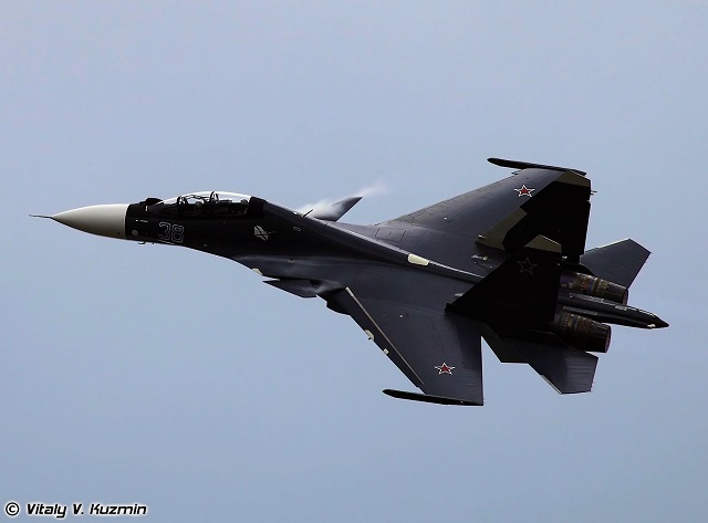 The Su-30SM (NATO reporting name: Flanker-H) will replace the Su-24M (Fencer-D) tactical bomber in the air branch of the Russian Navy Black Sea Fleet in 2016, Nikolai Voznesensky, acting chief, fleet press office, told journalists on Thursday.