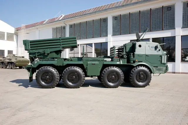 Excalibur Army offers a modern version of the RM 70 rocket artillery system