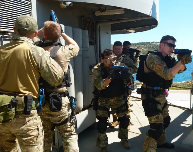 The Hellenic Navy General Staff has announced the conclusion of Exercise Noble Dina 2016, which took place between 30 March and 14 April 2016. NB ’16 is a multinational exercise, taking place on a yearly basis at the sea area around Crete and at the Eastern Mediterranean. The participants included Greek, US and Israeli naval units as well as fighter aircraft of the Hellenic Air Force.